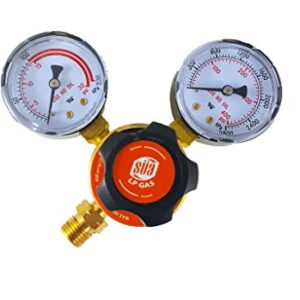 SÜA - Propane Regulator Welding Gas Gauges - CGA-510 - Rear Connector - LDP series - Check all the pictures and read the full description of this product to make sure it fits your tanks and hoses.