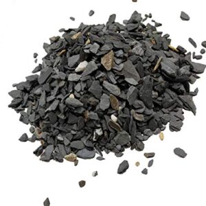 Natural Slate Stone - 1/8 to 1/4 inch Slate Gravel | Perfect for Basing Models, Aquariums, Bonsai and Miniature Gardens, 1lb