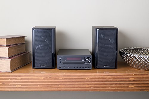 Sharp XL-HF203B Hi-Fi Component Stereo Speaker System with High Resolution Audio