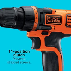 BLACK+DECKER 20V MAX* POWERCONNECT Cordless Drill/Driver + MOUSE Detail Sander Combo Kit (BD2KITCDDS)