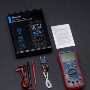 AstroAI Digital Multimeter and Analyzer TRMS 6000 Counts Volt Meter Ohmmeter Auto-Ranging Tester; Accurately Measures Voltage Current Resistance Diodes Continuity Duty-Cycle Capacitance Temperature