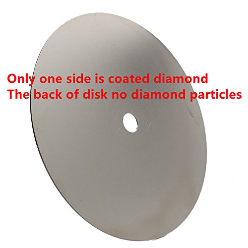 6" inch 150 mm Grit 3000 Diamond Grinding Disc Abrasive Wheel Coated Flat Lap Disk Jewelry Tools for Gemstone Glass Rock Ceramics