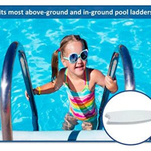 New JSP Manufacturing fits Hydrotools 87901 Swimming Pool Molded Plastic Replacement Ladder Rung Step (3) White