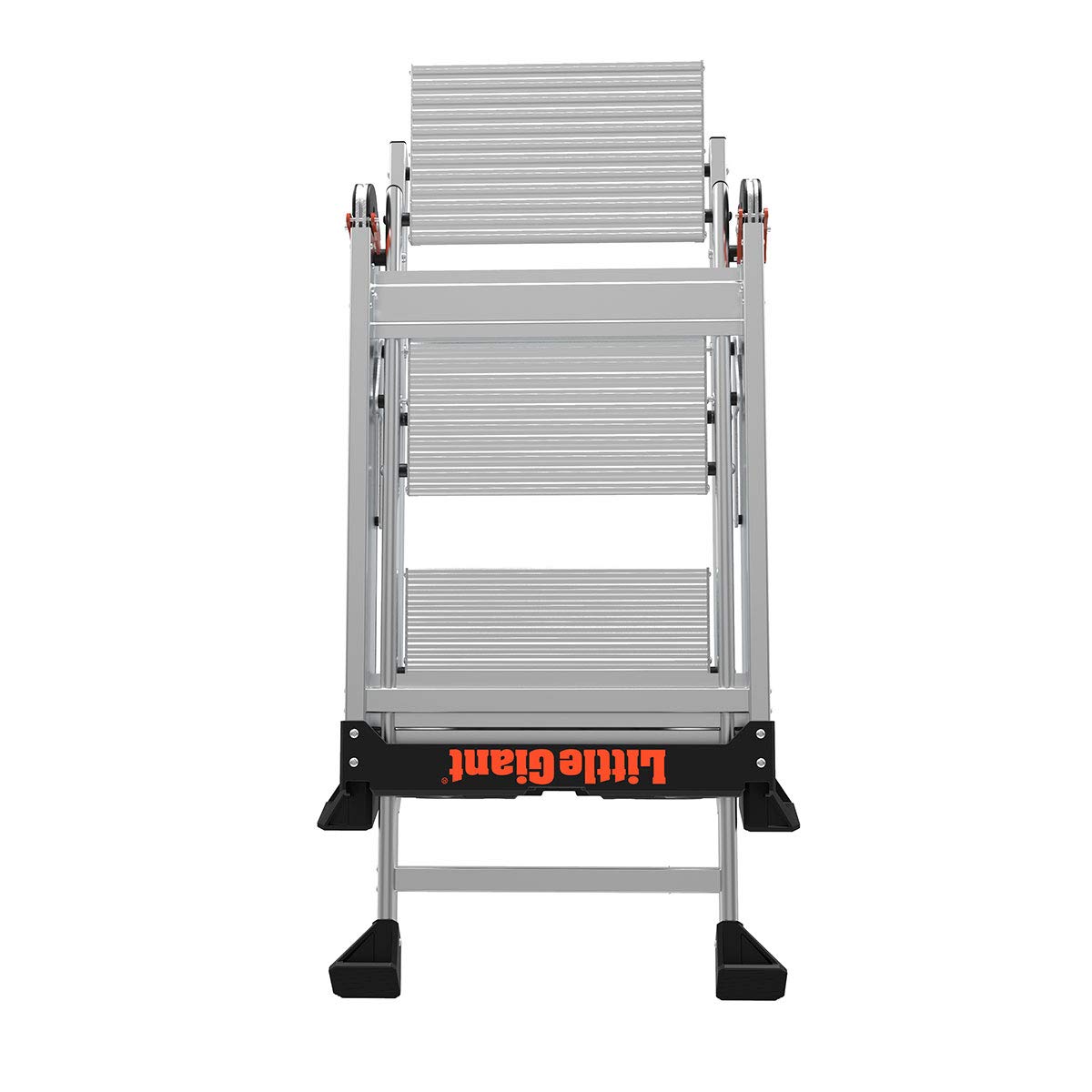 Little Giant Ladder Systems, Jumbo Step, 3-Step, 2 Foot, Step Stool, Aluminum, Type 1AA, 375 lbs Weight Rating, (11903), Gray