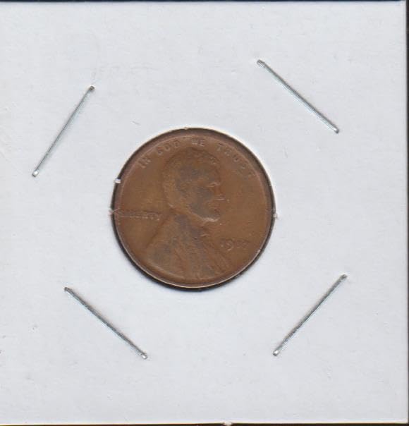 1917 No Mint Mark Lincoln Wheat (1909-1958) Penny Seller Extremely Fine