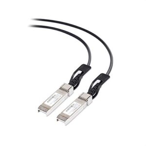 cable matters 10gbps dac twinax sfp cable 2m / 6.6ft (sfp+ cable), 10gbase-cu passive direct attach copper twinax sfp cable, compatible with cisco, ubiquiti, huawei, netgear, & supermicro devices