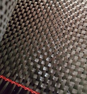 5 ft x 12" carbon fiber fabric - plain weave, 3k, 220 gsm