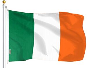g128 ireland irish flag | 3x5 ft | liteweave series printed 100d polyester | country flag, vibrant colors, brass grommets