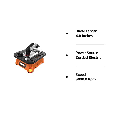 Worx WX572L 5.5 Amp BladeRunner Portable Electric Table Top Saw