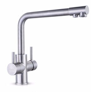 sjqka-.304 stainless steel kitchen kitchen faucet. fine. the vegetable washing basin, cold and hot water tap. 360 degree swivel head