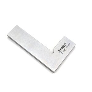 Taytools 7464244 Machinist Engineer Solid Mini Stainles Steel Square 2-1/2 x 1-1/2 x .220 Inches Thick DIN 875/0 (Square w/in - 0.0003 Inches)