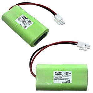 hqrp 2-pack battery works with mosquito magnet hhd10006 mm565021 liberty plus, executive trap, commander trap mmbattery mm3100 mm3300 mm3400 565-021 h-sc3000x4