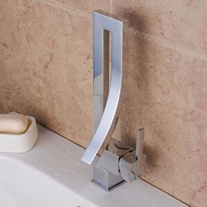 sjqka-all copper style wrench tap, single basin faucet, creative hot and cold double use u faucet