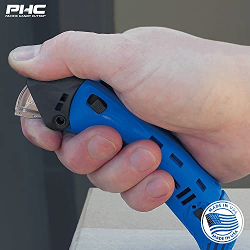 Pacific Handy Cutter GSC3 Guarded Utility Knife, Box Cutter with Automatic Locking Safety Hood and Bladeless Tape Splitter (New E22201-4)