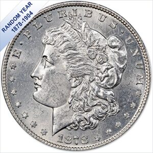 (1878-1904) Morgan Silver Dollar (BU) Two Coins Brilliant Uncirculated