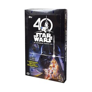 2017 topps star wars 40th anniversary hobby box