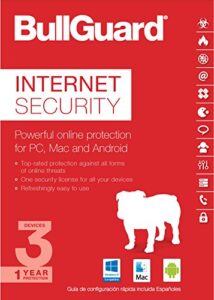 bullguard internet security 2017, 1 year, 3 devices