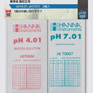 Shinwa Sokutei 73033 Standard Liquid for Acid Calibration (PH4.01, pH7.01), Set of 3