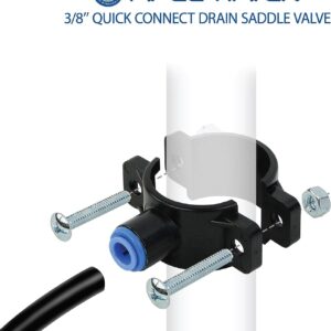 APEC Water SADDLE-DRAIN-3-8 Drain Saddle Valve 3/8" for Under-sink Reverse Osmosis System