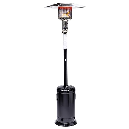 Legacy Heating Commercial Outdoor Patio Heater, Hammered Black