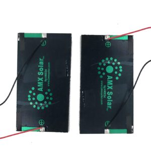 2X 5V 60mA 68x37mm Micro Mini Power Solar Cells for Solar Panels - DIY Projects - Toys - 3.6V Battery Charger (2 pcs)