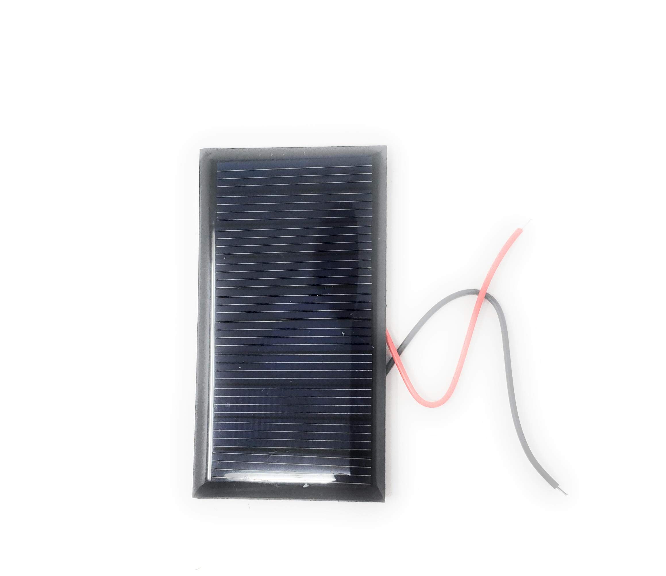 2X 5V 60mA 68x37mm Micro Mini Power Solar Cells for Solar Panels - DIY Projects - Toys - 3.6V Battery Charger (2 pcs)