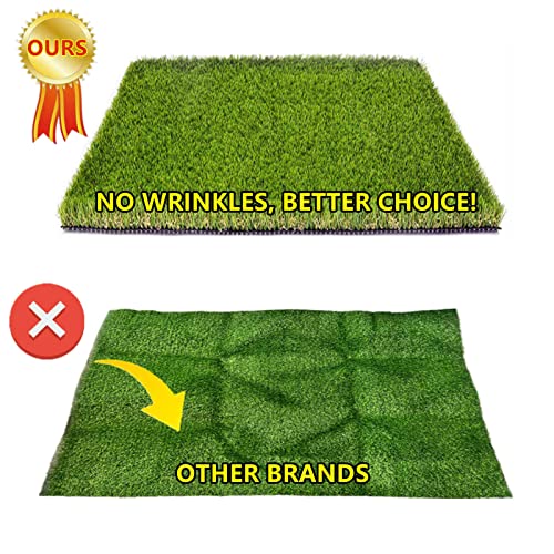 MTBRO Artificial Grass for Dogs, 40in X 28in X 1.5in Dog Potty Grass, Professional Dog Pee Grass, Outdoor Grass Pad for Dogs and Grass for Dogs Potty.