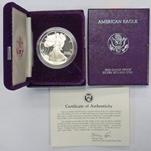 1986 S American Silver Eagle $1 Proof US Mint