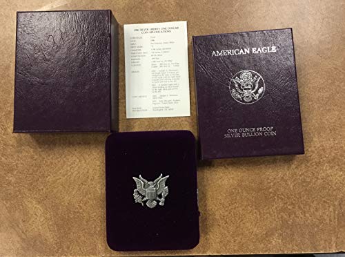 1986 S American Silver Eagle $1 Proof US Mint