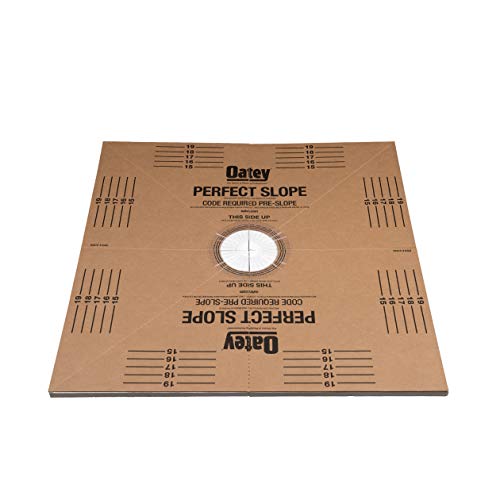 Oatey 41640 Perfect Slope Base, 40 in. x 40 in.,Brown