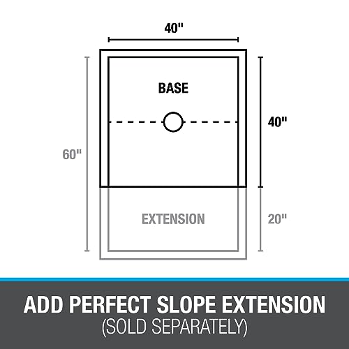 Oatey 41640 Perfect Slope Base, 40 in. x 40 in.,Brown