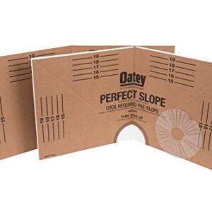 Oatey 41640 Perfect Slope Base, 40 in. x 40 in.,Brown