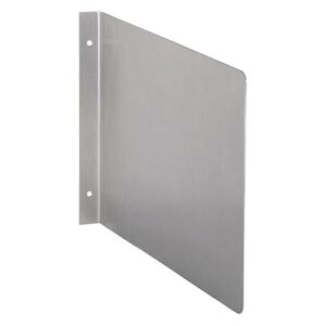 bk resources after market stainless steel 15-1/2"w x 9-1/2"h universal side splash for 10x14" wall mounted hand sinks