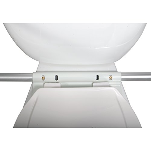 HEALTHLINE Toilet Safety Frame Rails Adjustable, Bathroom Grab Bar Toilet Frame Safety Rails with Padded Handrails, Toilet Support Rails for Seniors, Disabled, Elderly, Bariatric Toilet Rails 300 Lbs