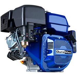 duromax xp18hpe 440cc recoil/electric start gas powered 50 state approved, multi-use engine, xp18hpe, blue