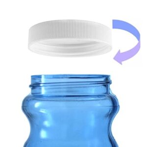 Threaded/Screw-On Caps for 3 and 5 Gallon Water Bottle Jugs (3 pk) (53mm, White)