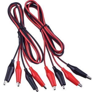 eboot 2 groups 1m test leads set with alligator clips double-ended jumper wires (2 groups)