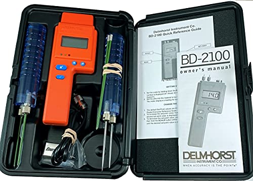 Delmhorst - BD-2100/EIFS/PK BD-2100 Digital Pin-Type Moisture Meter, EIFS Package