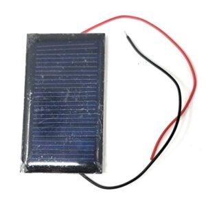 5V 60mA 68x37mm Micro Mini Power Solar Cells for Solar Panels - DIY Projects - Toys - 3.6V Battery Charger