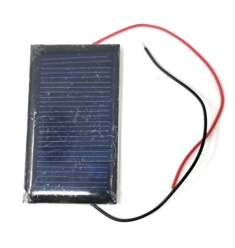 5V 60mA 68x37mm Micro Mini Power Solar Cells for Solar Panels - DIY Projects - Toys - 3.6V Battery Charger