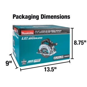 Makita XSH05ZB 18V LXT Lithium-Ion Sub-Compact Brushless Cordless 6-1/2” Circular Saw, AWS Capable, Tool Only