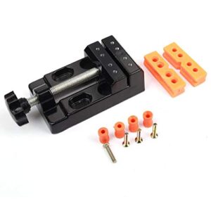 z-color mini flat clamp table jaw bench clamp mini drill press vice opening parallel table vise diy sculpture craft carving tool