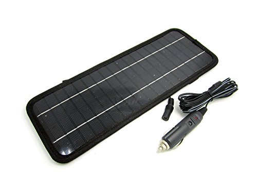 New NUZAMAS Poartable 4.5W Solar Panel Charger Power Car Battery 12V Recharge Outdoor Camping Travel Power Source