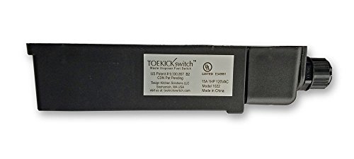 TOEKICKswitch - Hands-Free, Foot Operated, Garbage Disposal Switch