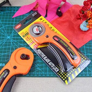 FixtureDisplays® Set of 3 Pcs Rotary Fabric Carpet Convass Cutting Retractable Blade 13781 13781