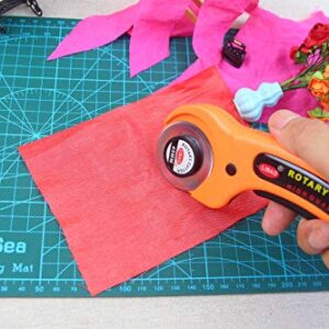 FixtureDisplays® Set of 3 Pcs Rotary Fabric Carpet Convass Cutting Retractable Blade 13781 13781