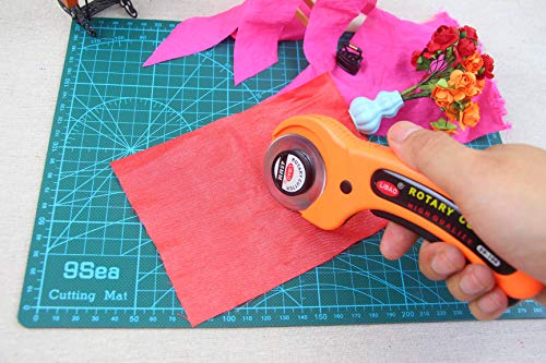 FixtureDisplays® Set of 3 Pcs Rotary Fabric Carpet Convass Cutting Retractable Blade 13781 13781