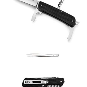 RUIKE Multifunctional Knive, Black, G10 (M21-B)