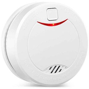 10 year battery smoke detector alarm, with photoelectric sensor, auto test