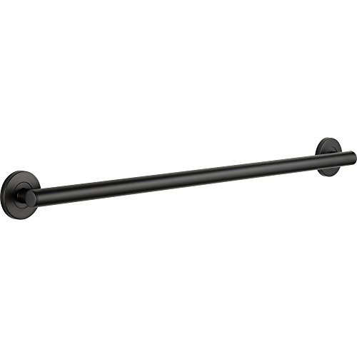 Delta Faucet 41836-BL Contemporary ADA Decorative Grab Bar, 36", Matte Black